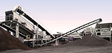 Rock Processing Line (Mobile Cone Crusher)