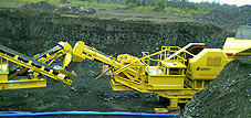 Granite Processing Line in Mozambique (Mobile Jaw Crusher)